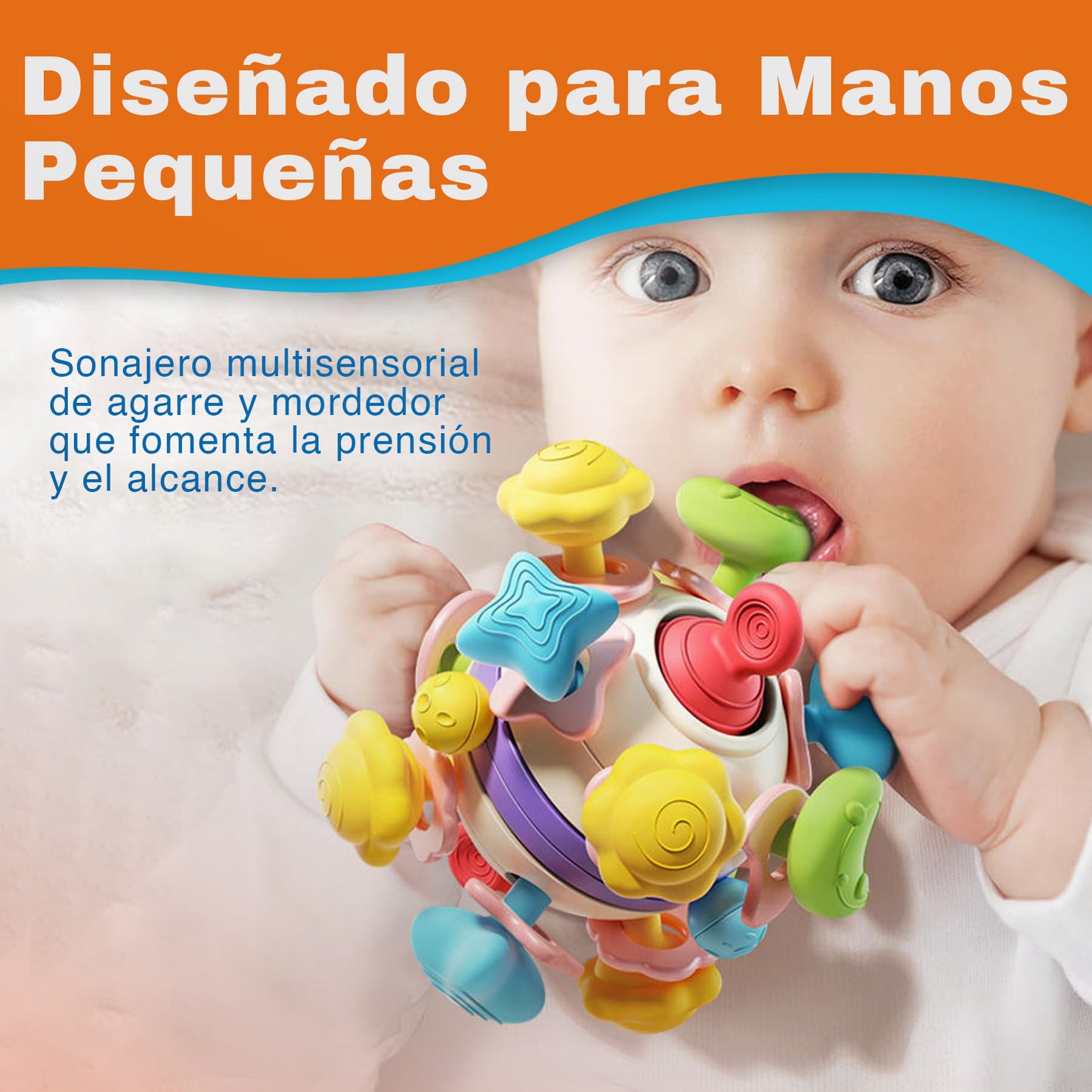 🌈JUGUETE SENSORIAL🥰Mordillo Giratorio✨