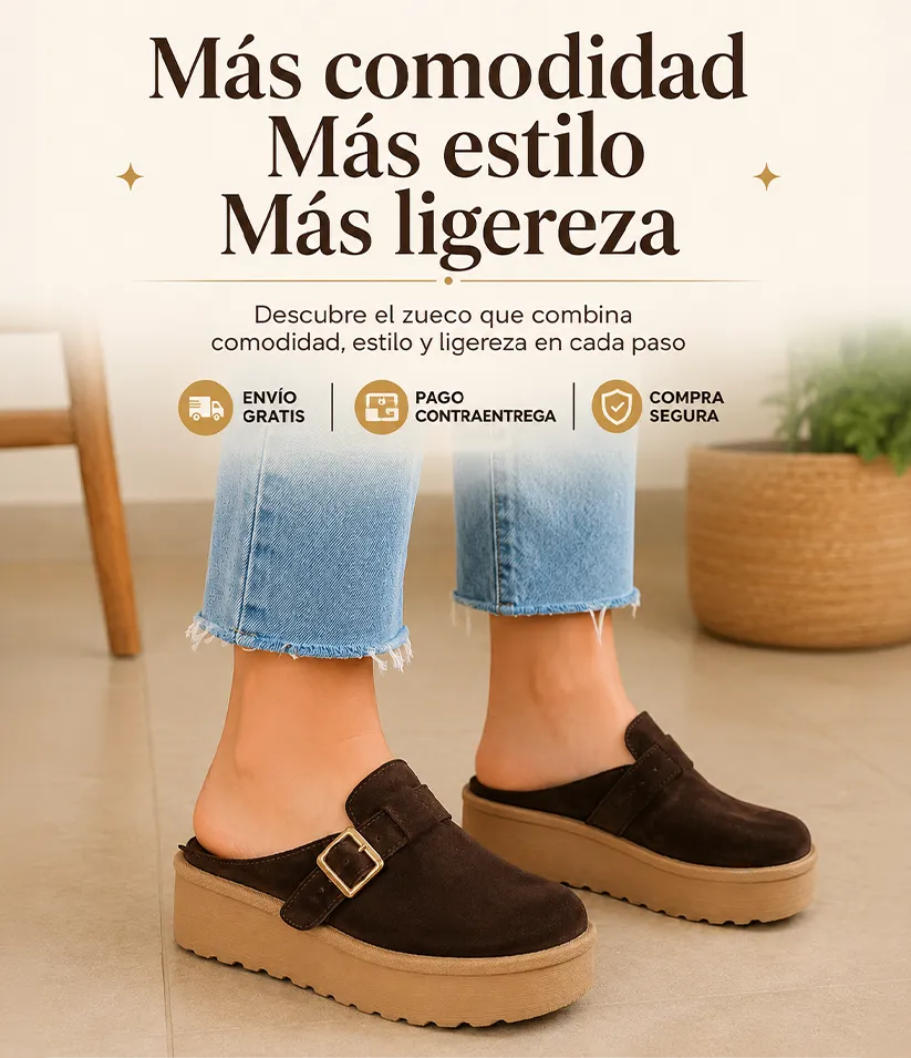 Zapatos Zuecos extra cómodos y ligeros✨👣