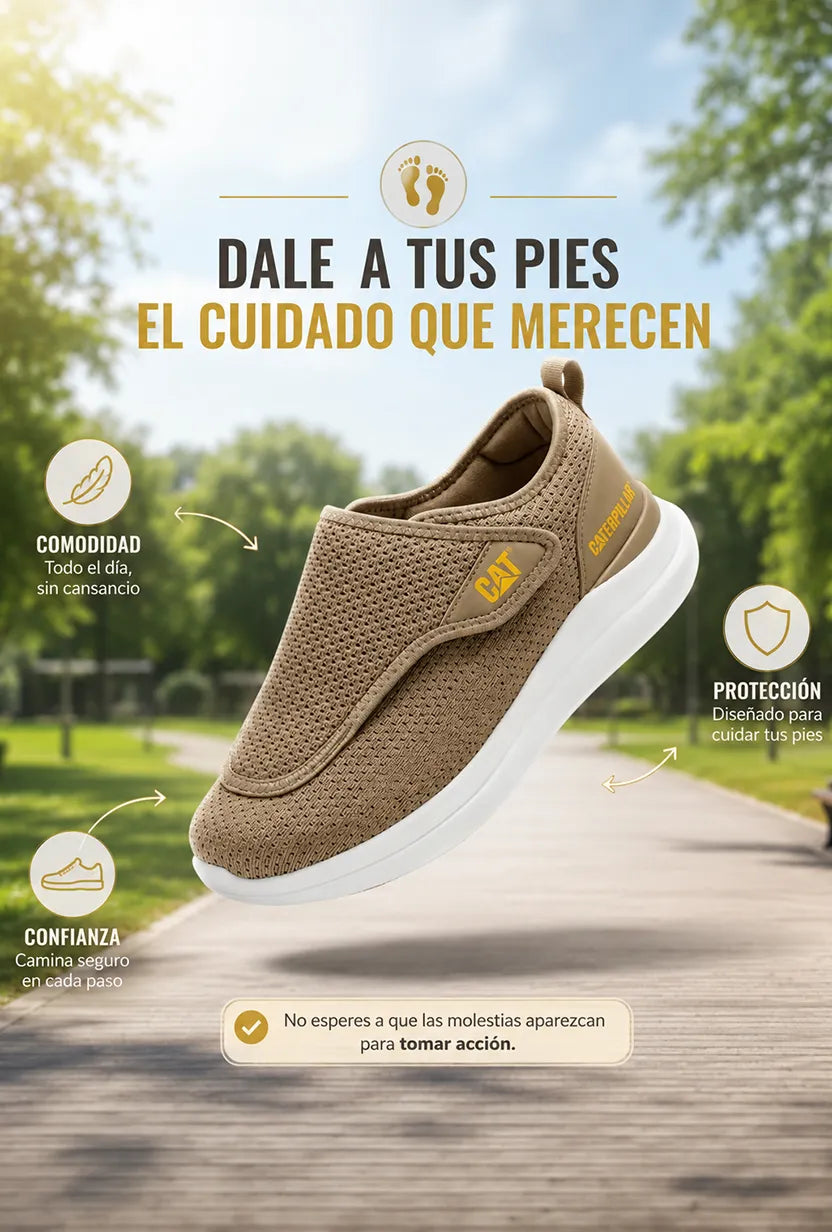 👟Zapatos Caterpillar🚜 Esencial para diabéticos👣