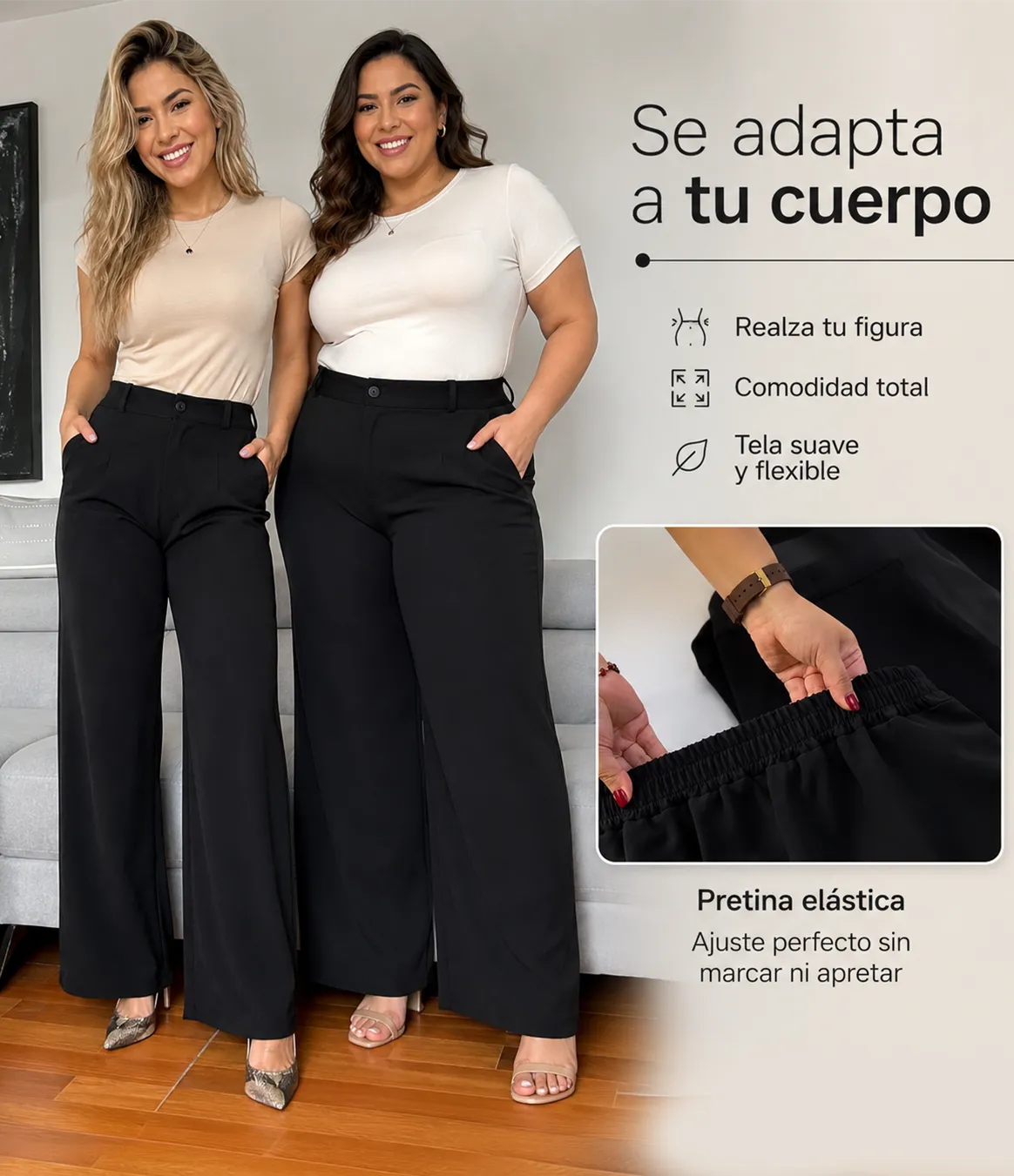 ✨💃Pantalón sastre silueta acampanada👖🔔