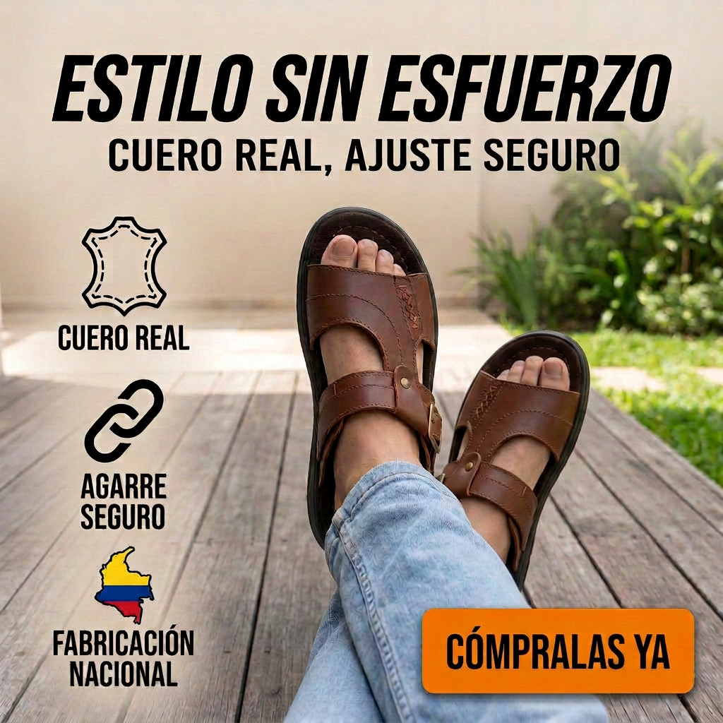 🔥Sandalia Prestige para hombre en cuero⭐⭐⭐⭐⭐