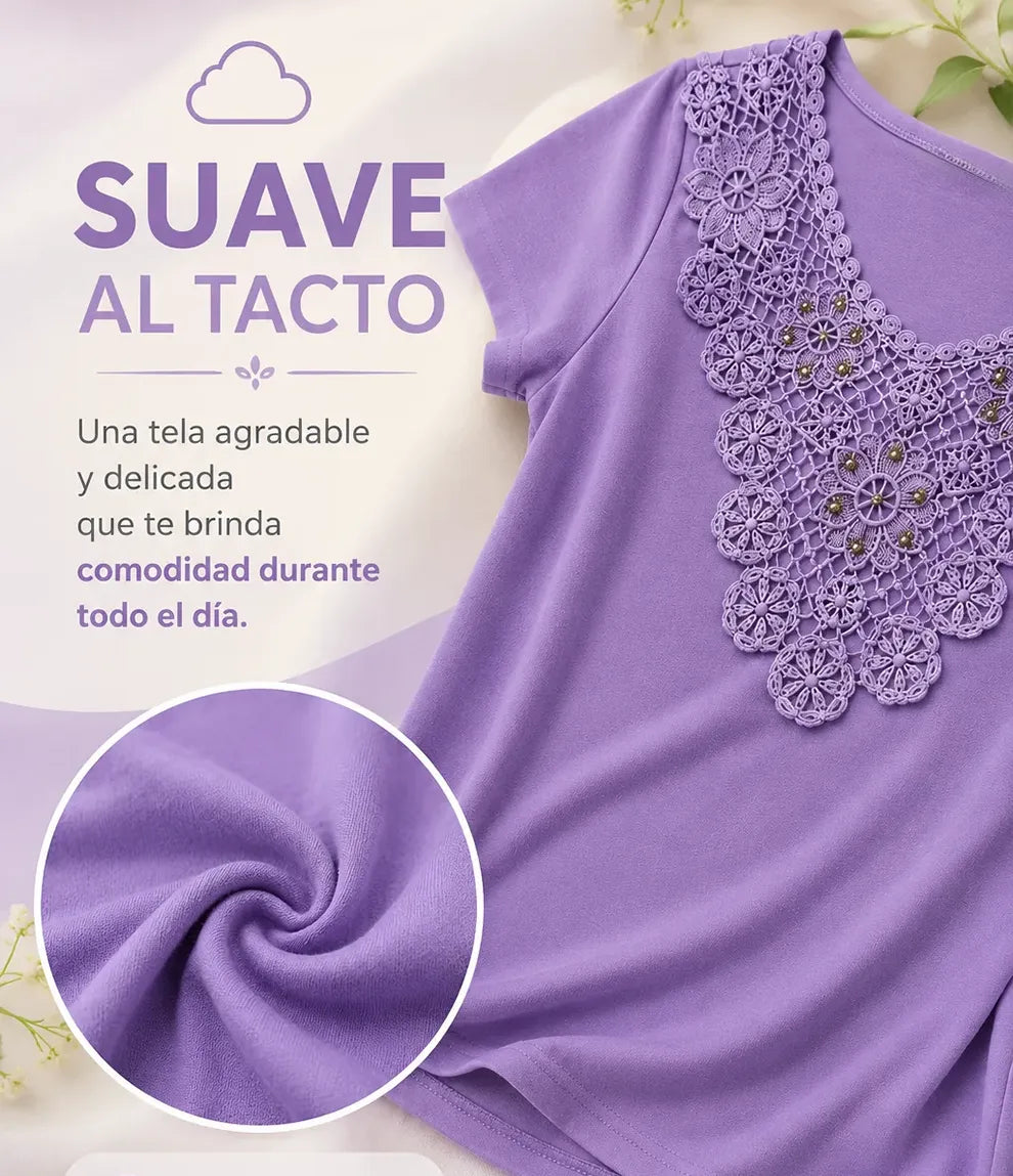 👚Blusa señorial de tela ligera y liviana✨